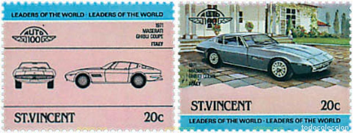 Timbres: 362531 MNH SAN VICENTE 1984 AUTOMOVILES