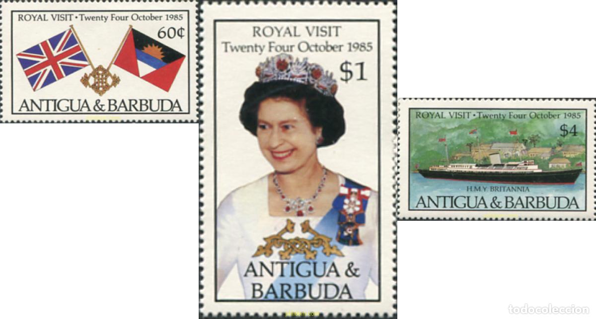 Sellos: 46766 MNH ANTIGUA Y BARBUDA 1985 VISITA REAL