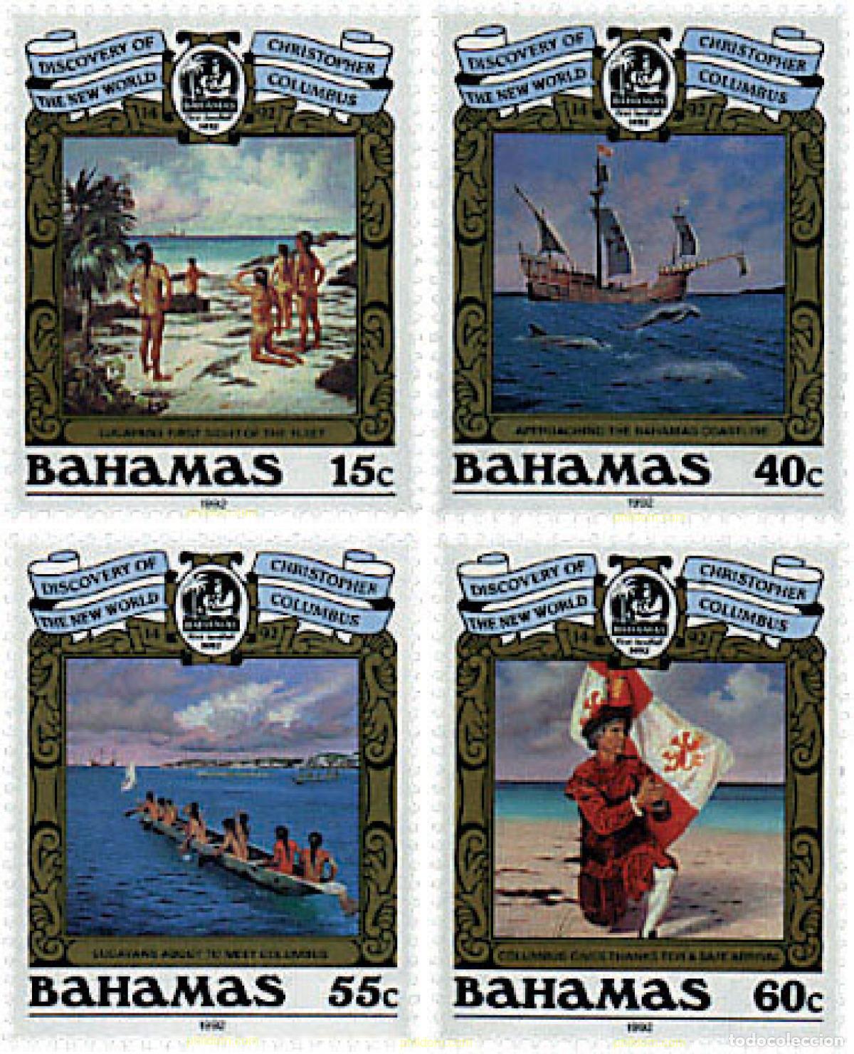 Timbres: 47495 MNH BAHAMAS 1992 500 ANIVERSARIO DEL DESCUBRIMIENTO DE AMERICA