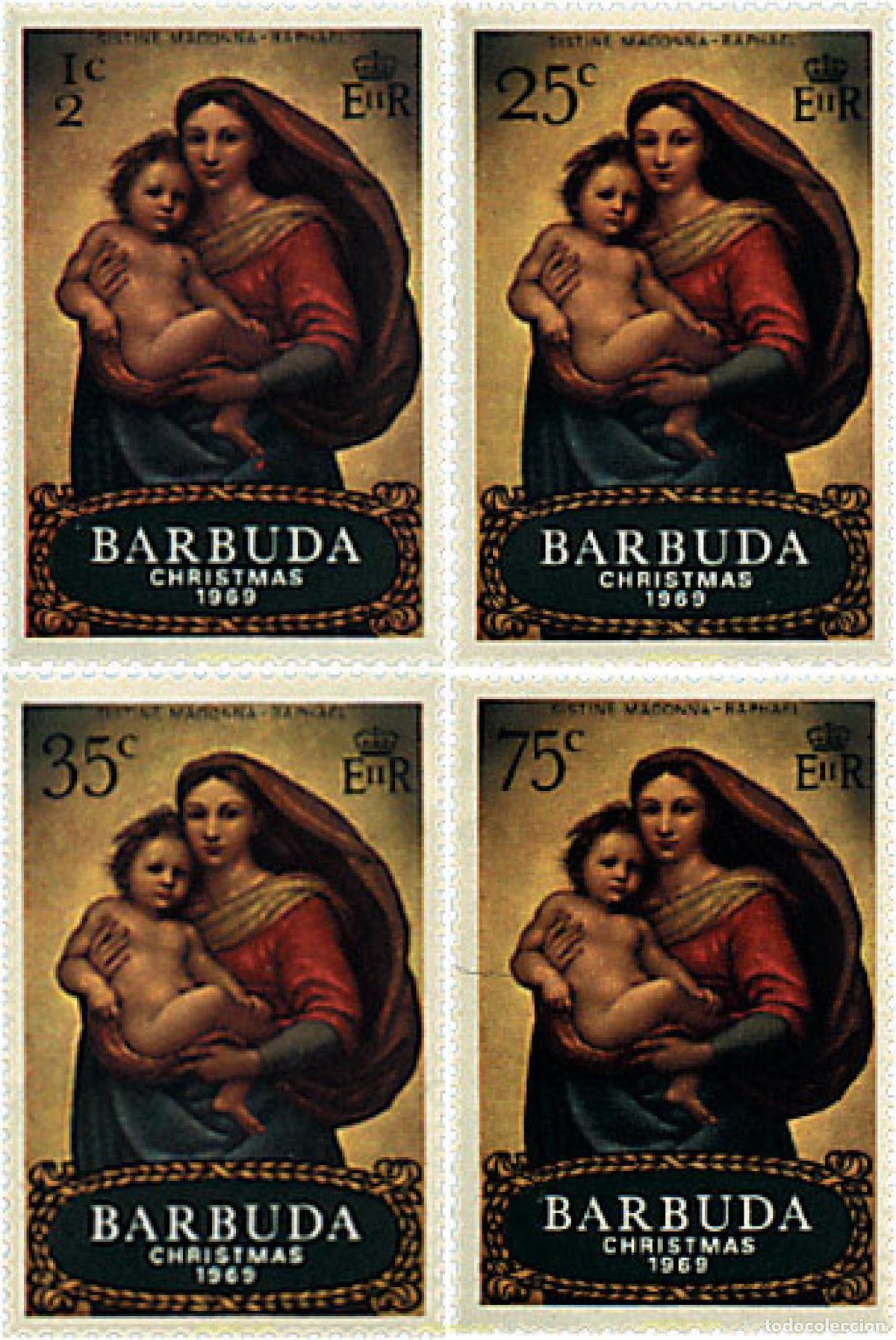 Timbres: 47062 MNH BARBUDA 1969 NAVIDAD