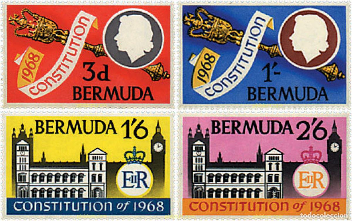 Timbres: 195911 MNH BERMUDAS 1968 NUEVA CONSTITUCION