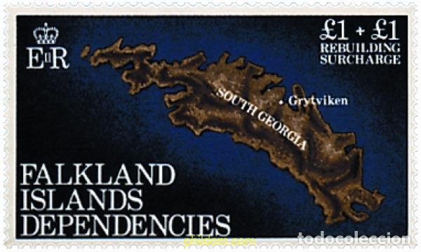 Sellos: 209760 MNH FALKLAND. Dependencias 1982 PRO RECONSTRUCCION