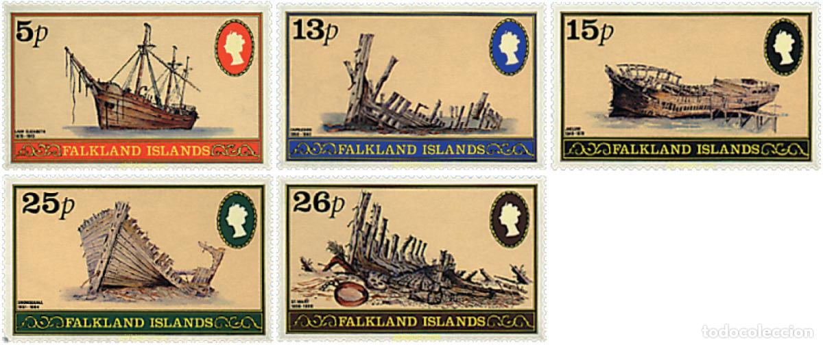 Sellos: 204826 MNH FALKLAND 1982 RESTOS DE BARCOS