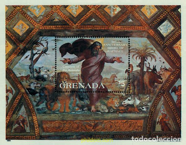 Sellos: 38200 MNH GRANADA 1983 500 ANIVERSARIO DEL NACIMIENTO DE RAPHAEL
