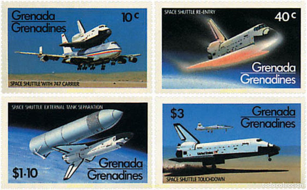 Sellos: 141537 MNH GRANADA GRANADINAS 1981 TRANSBORDADOR ESPACIAL