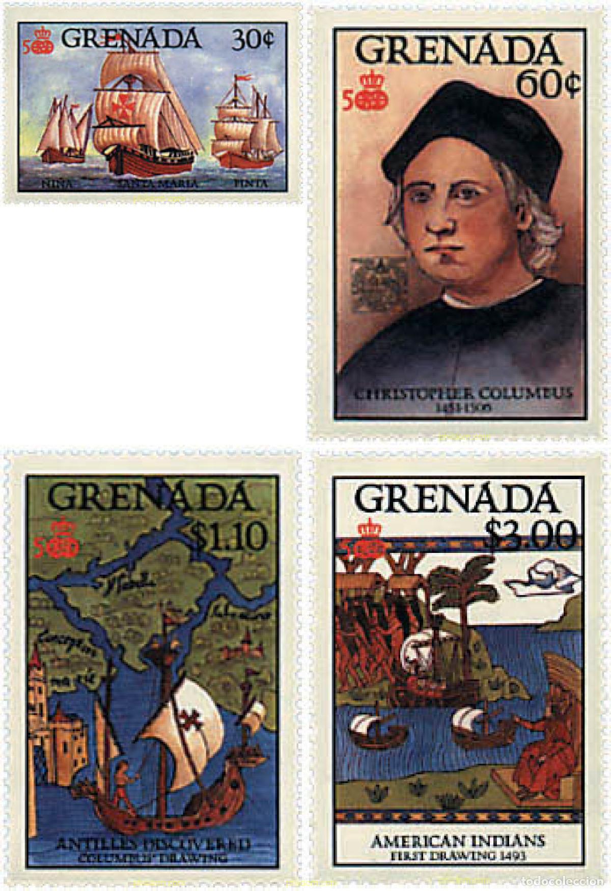 Sellos: 319135 MNH GRANADA 1987 500 ANIVERSARIO DEL DESCUBRIMIENTO DE AMERICA