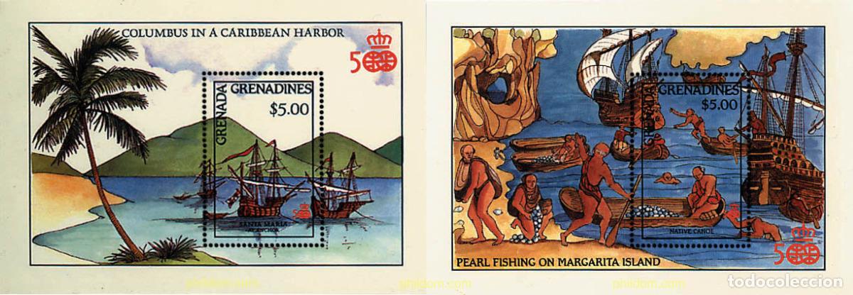Sellos: 212733 MNH GRANADA GRANADINAS 1987 500 ANIVERSARIO DEL DESCUBRIMIENTO DE AMERICA