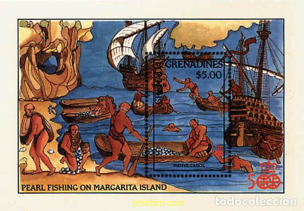Sellos: 320093 MNH GRANADA GRANADINAS 1987 500 ANIVERSARIO DEL DESCUBRIMIENTO DE AMERICA