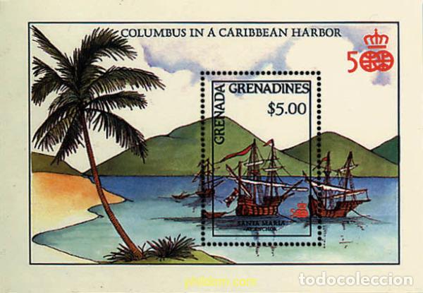 Sellos: 320099 MNH GRANADA GRANADINAS 1987 500 ANIVERSARIO DEL DESCUBRIMIENTO DE AMERICA