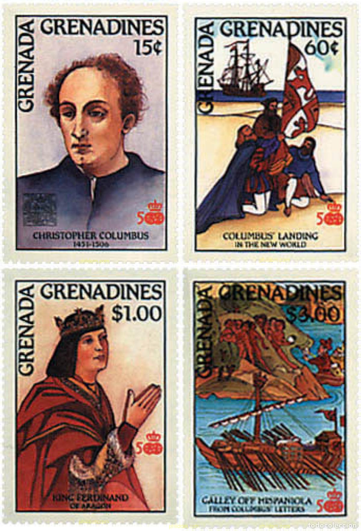 Sellos: 320098 MNH GRANADA GRANADINAS 1987 500 ANIVERSARIO DEL DESCUBRIMIENTO DE AMERICA