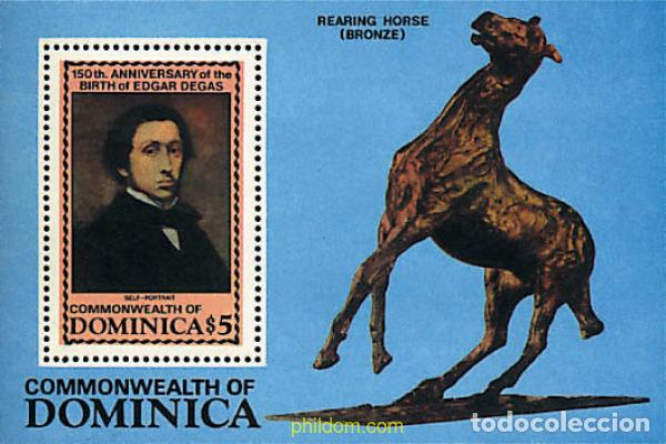 Sellos: 185792 MNH DOMINICA 1984 150 ANIVERSARIO DEL NACIMIENTO DE EDGAR DEGAS