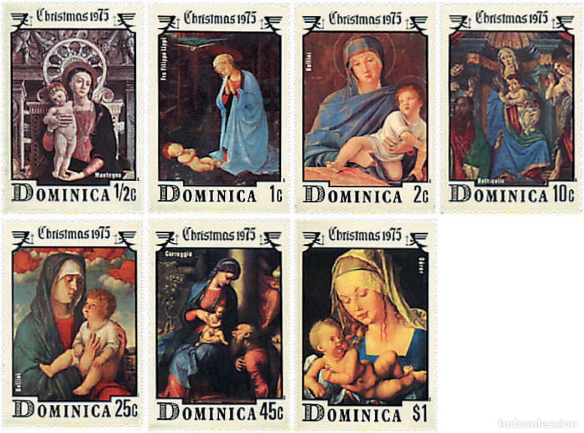 Sellos: 189220 MNH DOMINICA 1975 NAVIDAD