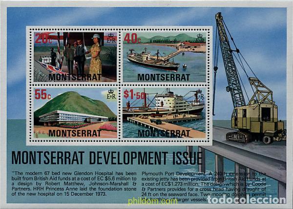 Sellos: 44651 MNH MONTSERRAT 1977 DESARROLLO DE MONTSERRAT