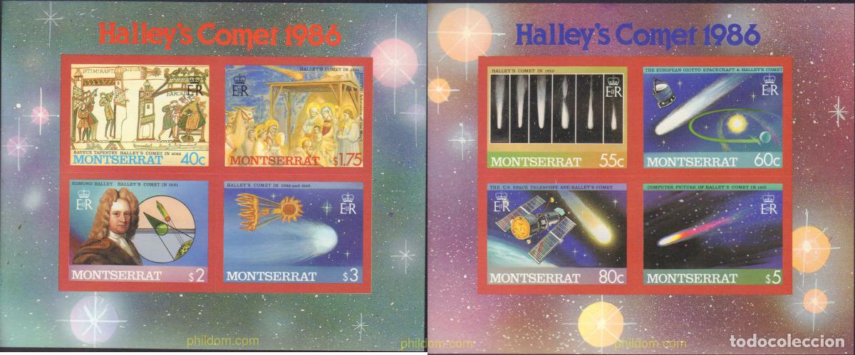 Sellos: 598265 MNH MONTSERRAT 1986 COMETA HALLEY