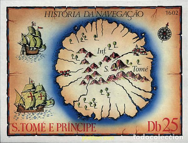 Sellos: 92554 MNH SANTO TOME Y PRINCIPE 1979 HISTORIA DE LA NAVEGACION