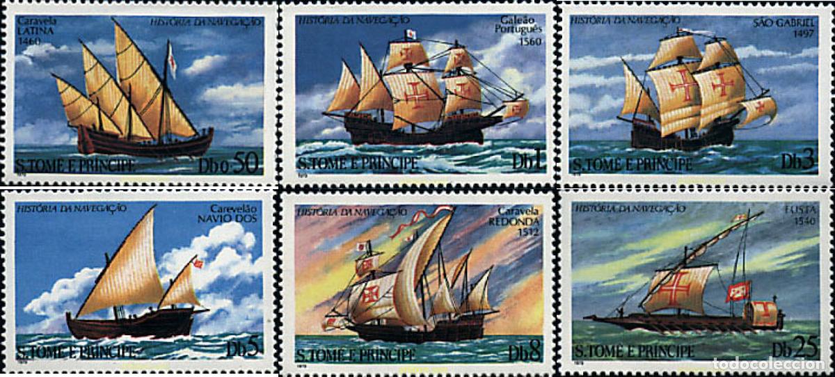 Sellos: 92549 MNH SANTO TOME Y PRINCIPE 1979 HISTORIA DE LA NAVEGACION