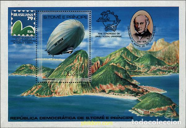 Sellos: 34642 MNH SANTO TOME Y PRINCIPE 1979 BRASILIANA 79. EXPOSICION FILATELICA INTERNACIONAL