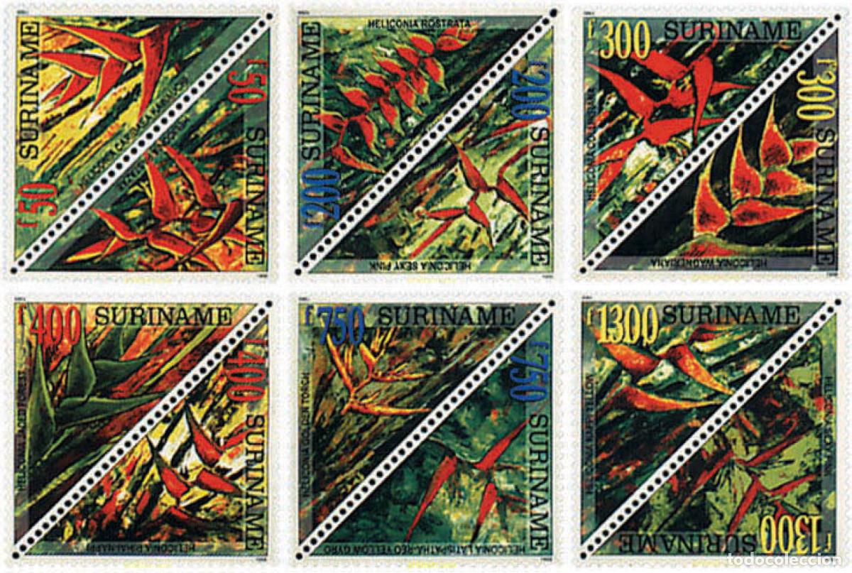 Sellos: 4981 MNH SURINAM 1999 HELICONIAS