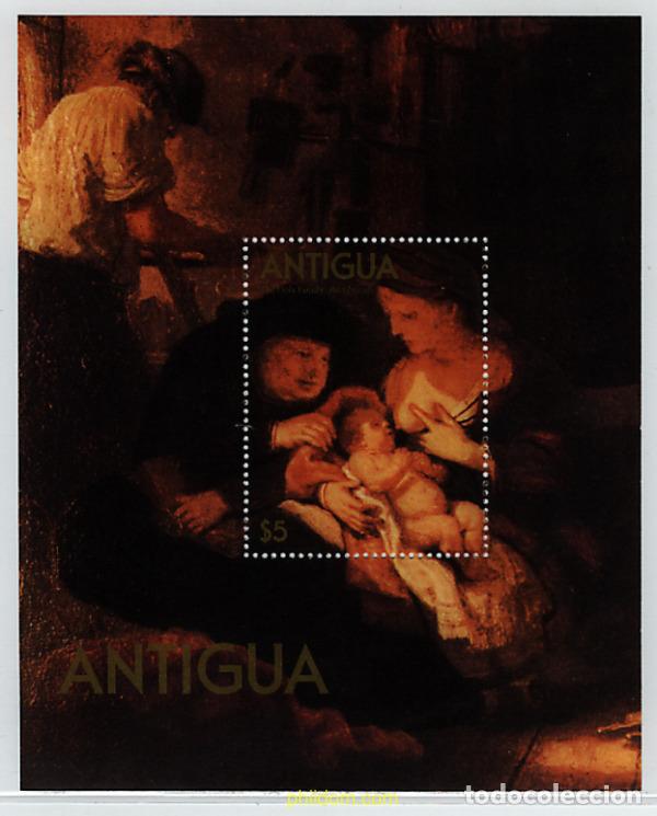 Sellos: 37155 MNH ANTIGUA 1980 PINTURAS Y ESCULTURAS