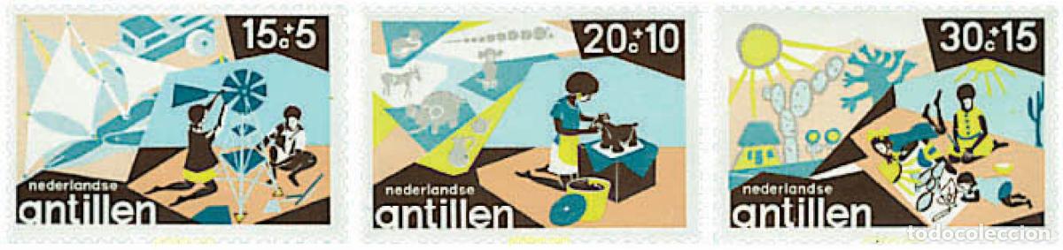 Sellos: 38975 MNH ANTILLAS HOLANDESAS 1975 PRO INFANCIA