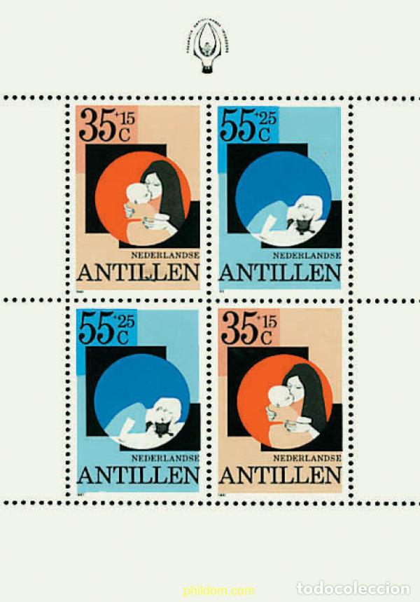 Sellos: 36834 MNH ANTILLAS HOLANDESAS 1981 PRO INFANCIA