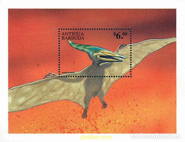 Sellos: 286627 MNH ANTIGUA Y BARBUDA 1999 FAUNA PREHISTORICA