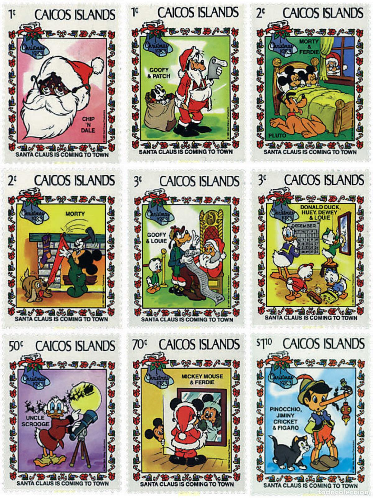 Sellos: 47475 MNH CAICOS 1983 NAVIDAD