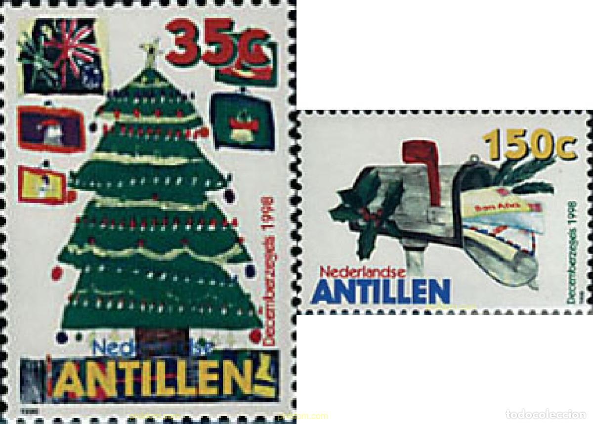 Sellos: 56647 MNH ANTILLAS HOLANDESAS 1998 NAVIDAD