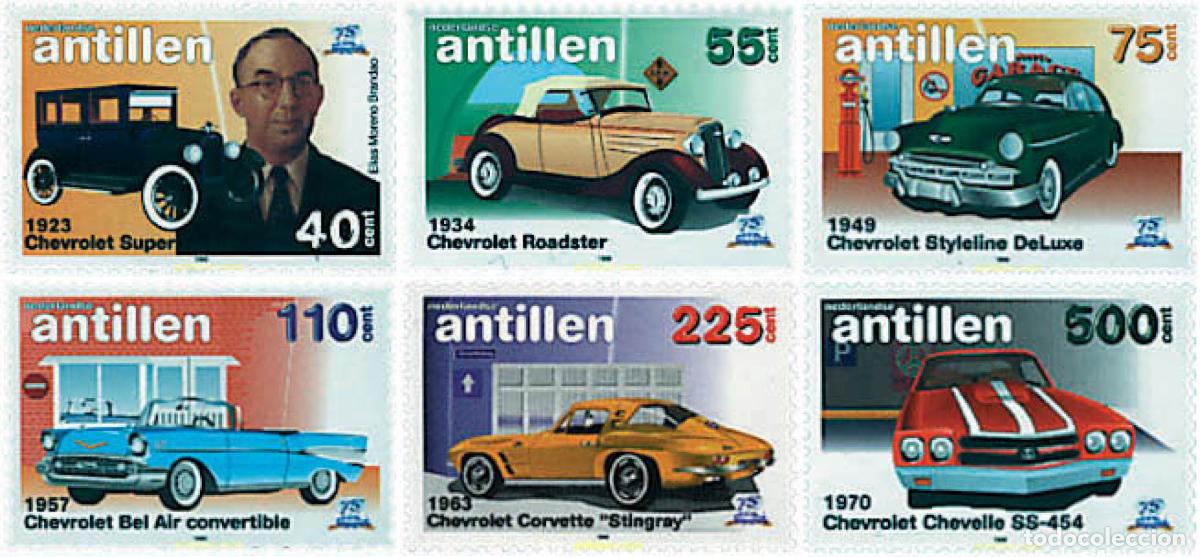 Sellos: 45492 MNH ANTILLAS HOLANDESAS 1998 75 ANIVERSARIO DE LA SOCIEDAD E. MORENO BRANDAO & SONS NV