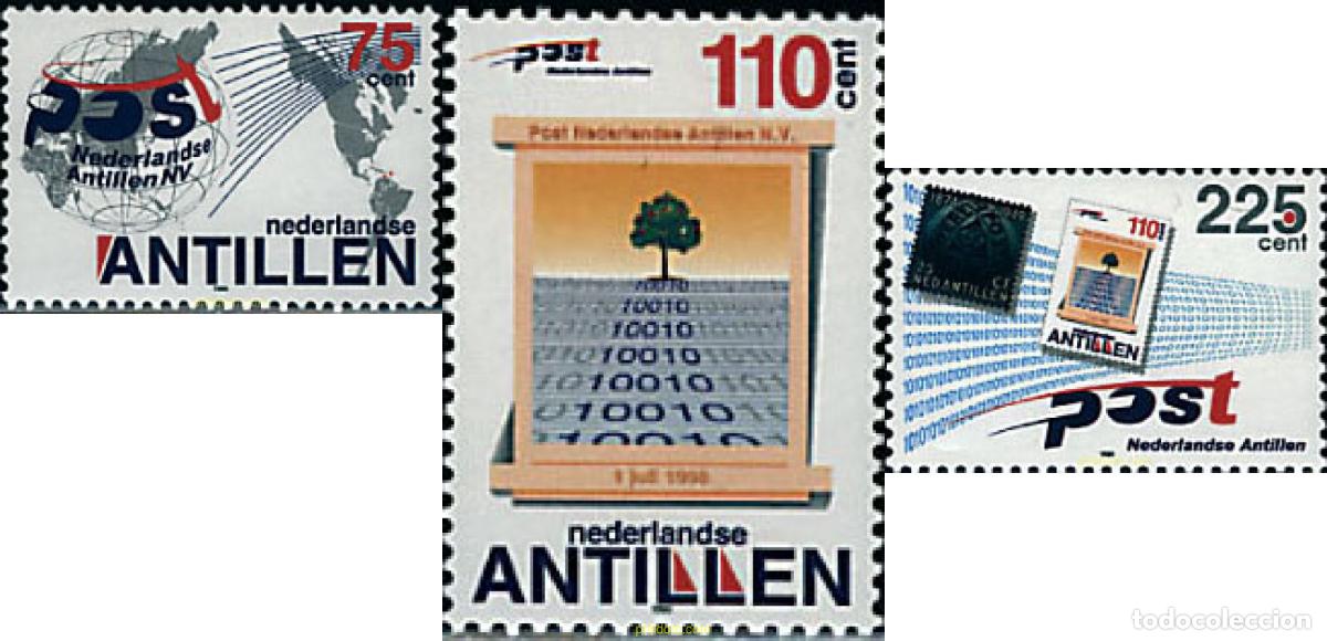 Sellos: 36131 MNH ANTILLAS HOLANDESAS 1998 PRIVATIZACION DEL SERVICIO DE CORREOS