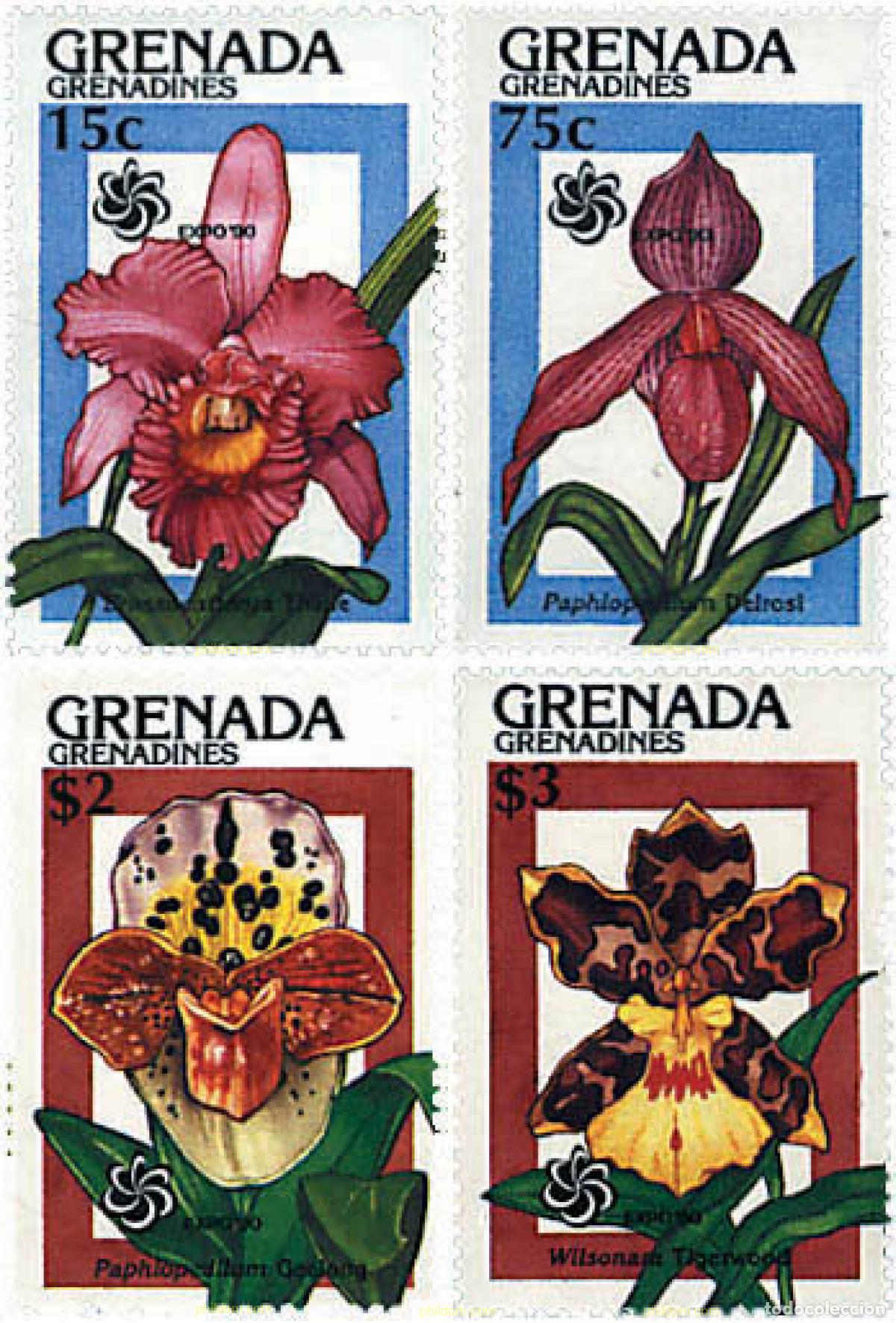 Sellos: 320144 MNH GRANADA GRANADINAS 1990 EXPO 90. EXPOSICION UNIVERSAL DE JARDINES Y ESPACIOS VERDES DE O