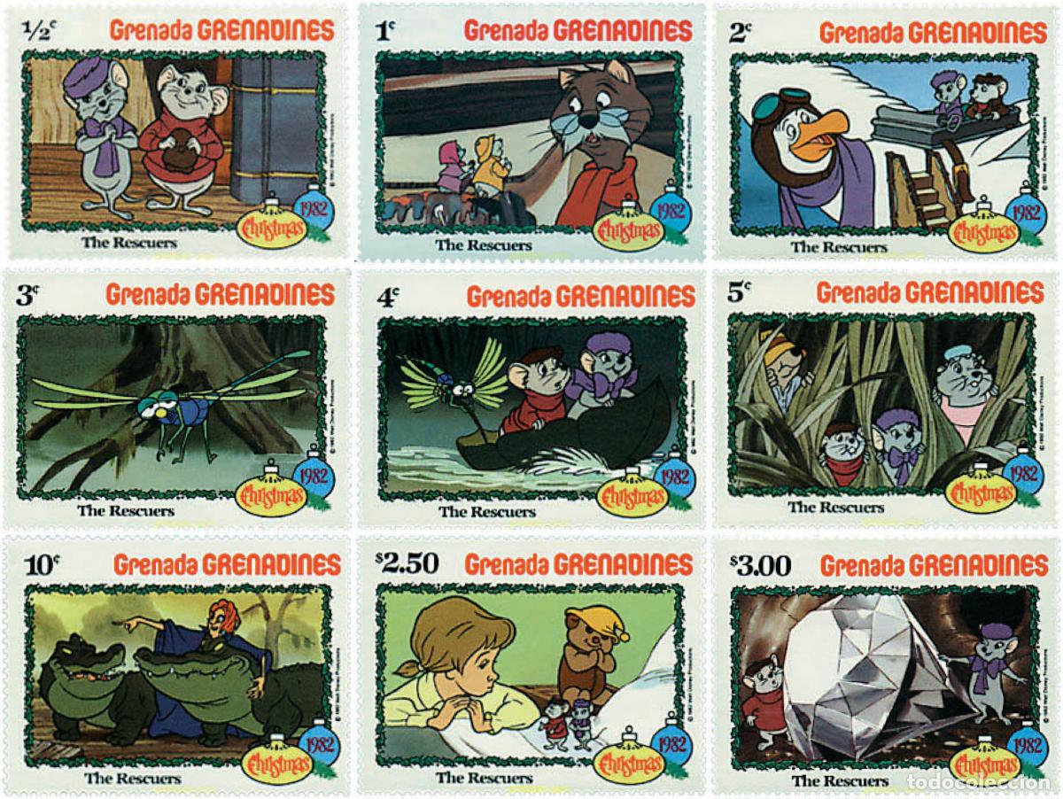 Sellos: 47810 MNH GRANADA GRANADINAS 1982 NAVIDAD. LOS RESCATADORES