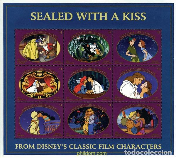 Sellos: 184203 MNH GRANADA GRANADINAS 1997 SELLADA CON UN BESO