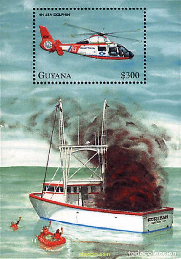 Sellos: 321484 MNH GUYANA 1998 AVIONES MILITARES