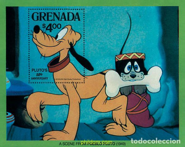 Sellos: 47700 MNH GRANADA 1981 50 ANIVERSARIO DE PLUTO