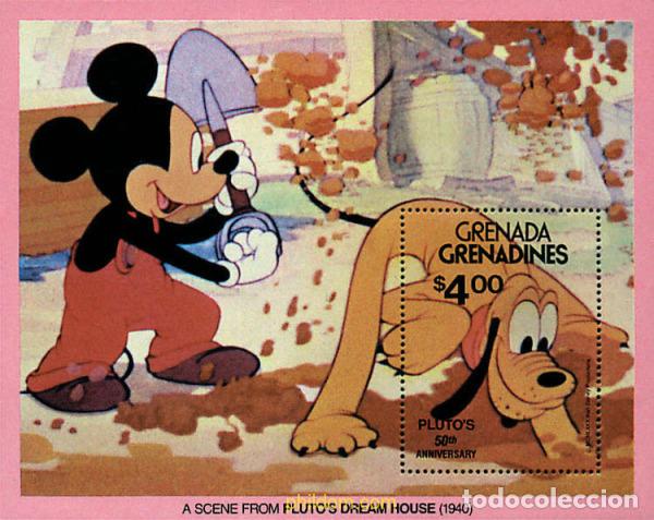 Sellos: 47808 MNH GRANADA GRANADINAS 1981 50 ANIVERSARIO DE PLUTO