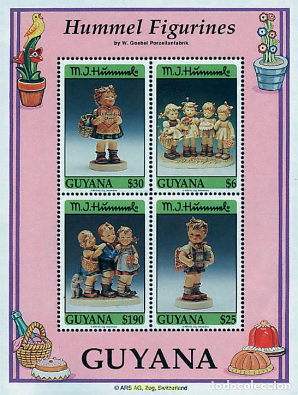 Sellos: 321430 MNH GUYANA 1994 FIGURAS DE CERAMICA DE HUMMEL