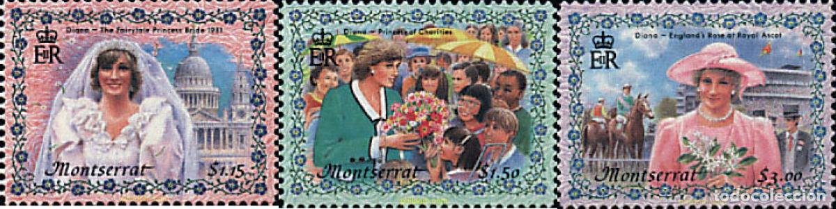 Sellos: 95241 MNH MONTSERRAT 1998 EN RECUERDO DE DIANA PRINCESA DE GALES