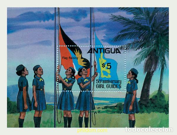 Sellos: 46708 MNH ANTIGUA 1981 50 ANIVERSARIO DEL ESCULTISMO FEMENINO