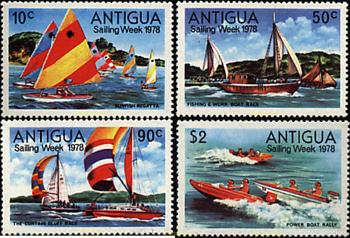 Sellos: 33672 MNH ANTIGUA 1978 VELEROS