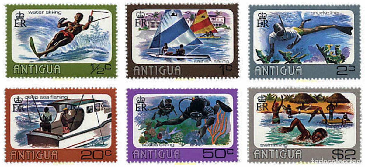 Sellos: 33668 MNH ANTIGUA 1976 DEPORTES NAUTICOS