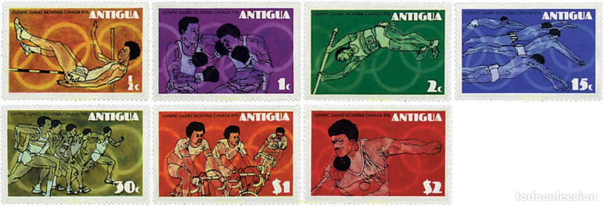 Sellos: 46676 MNH ANTIGUA 1976 21 JUEGOS OLIMPICOS VERANO MONTREAL 1976
