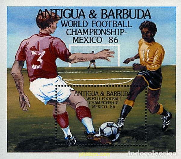 Francobolli: 46778 MNH ANTIGUA Y BARBUDA 1986 COPA DEL MUNDO DE FUTBOL. MEXICO-86