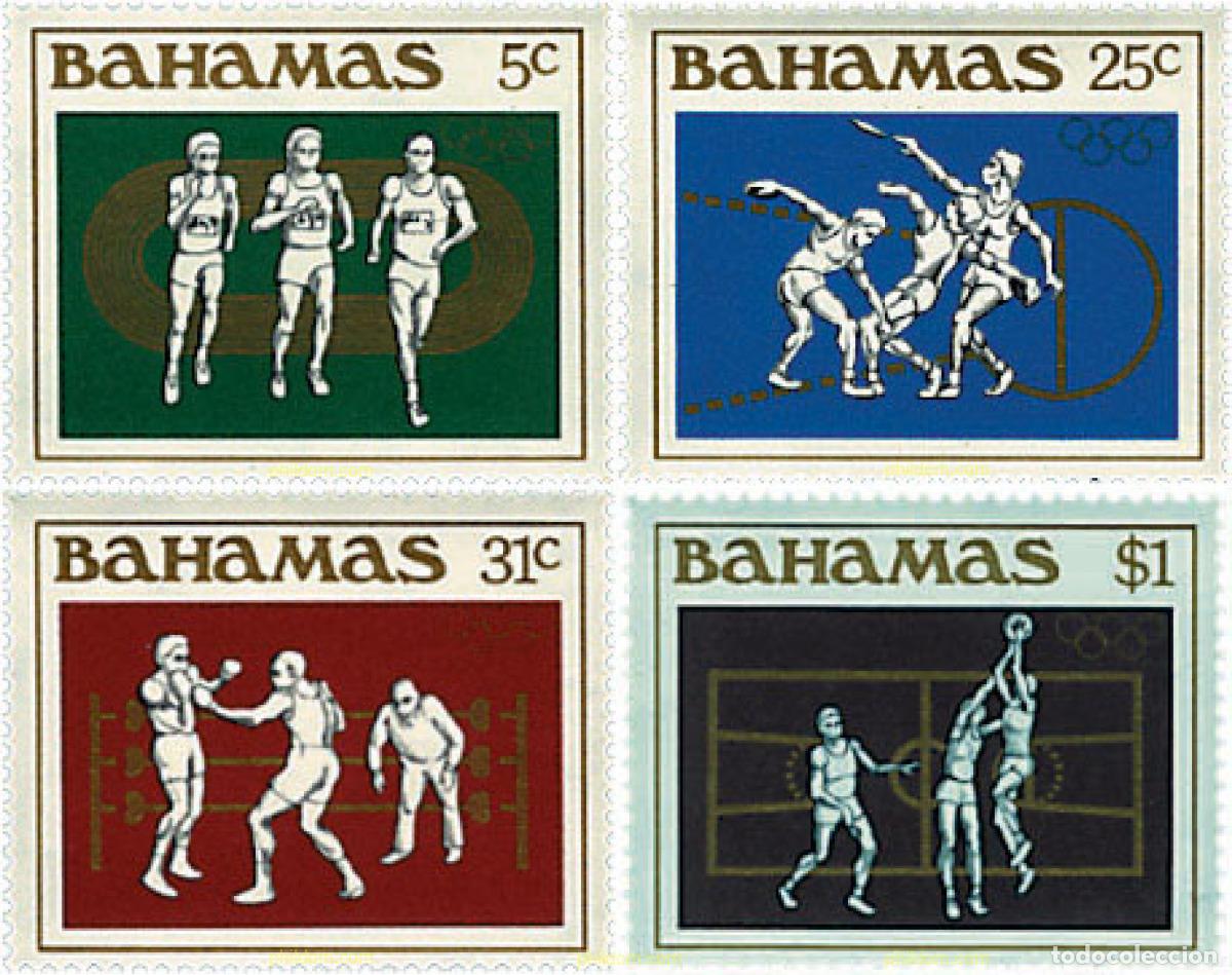 Sellos: 52538 MNH BAHAMAS 1984 23 JUEGOS OLIMPICOS VERANO LOS ANGELES 1984