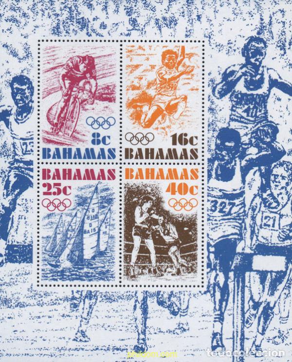 Sellos: 47441 MNH BAHAMAS 1976 21 JUEGOS OLIMPICOS VERANO MONTREAL 1976