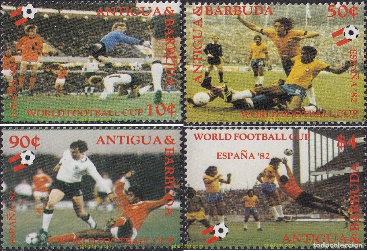 Sellos: 25873 MNH ANTIGUA Y BARBUDA 1982 COPA DEL MUNDO DE FUTBOL. ESPA&Ntilde;A-82