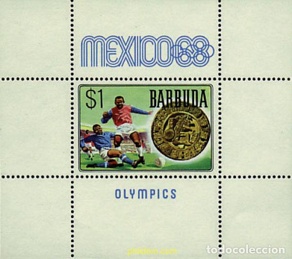 Timbres: 47074 MNH BARBUDA 1968 19 JUEGOS OLIMPICOS VERANO MEXICO 1968