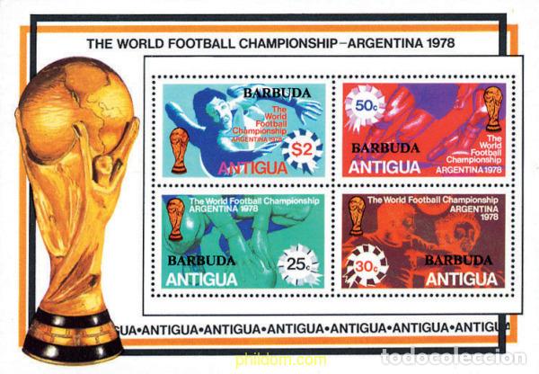 Sellos: 47089 MNH BARBUDA 1978 COPA DEL MUNDO DE FUTBOL. ARGENTINA-78