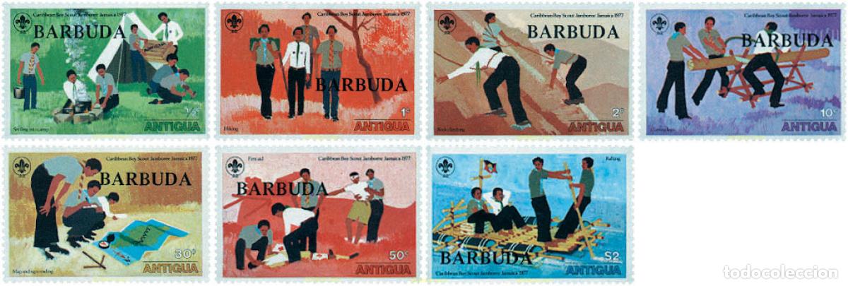 Sellos: 47080 MNH BARBUDA 1977 JAMBOREE DEL CARIBE