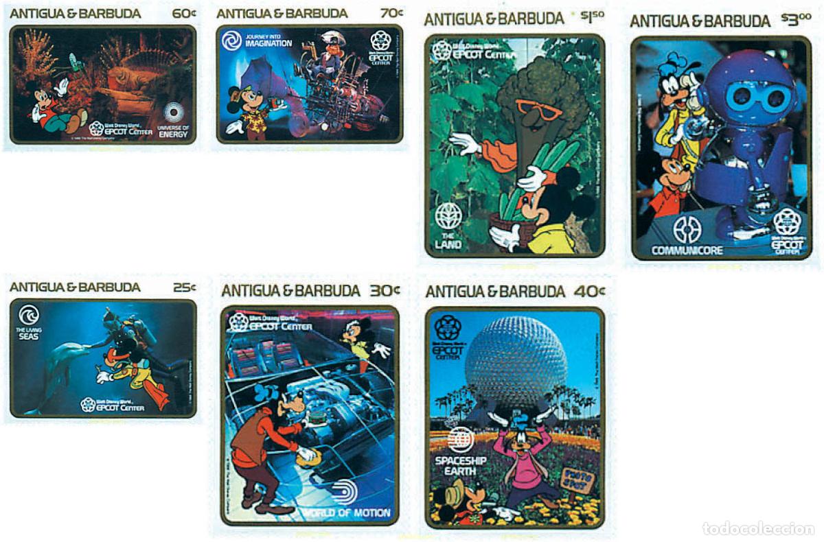 Sellos: 286461 MNH ANTIGUA Y BARBUDA 1988 DISNEY-EPCOT CENTER